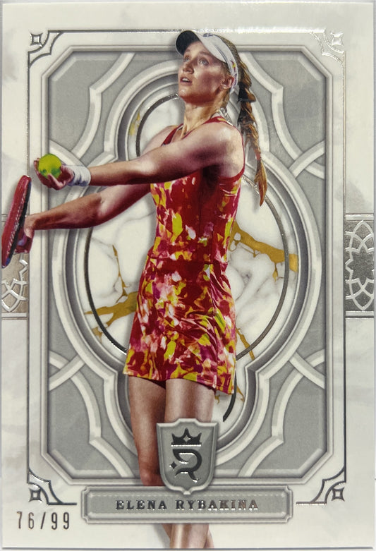 Elena Rybakina 76/99 Topps Royalty Tennis 2024