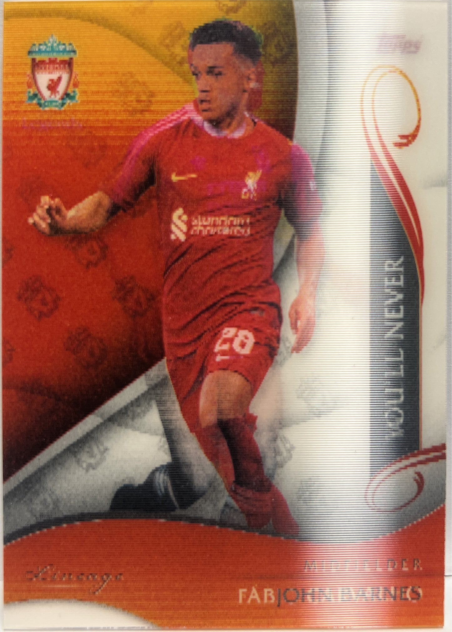 Fabio Carvalho & John Barnes Topps Lineage Liverpool 2022/23