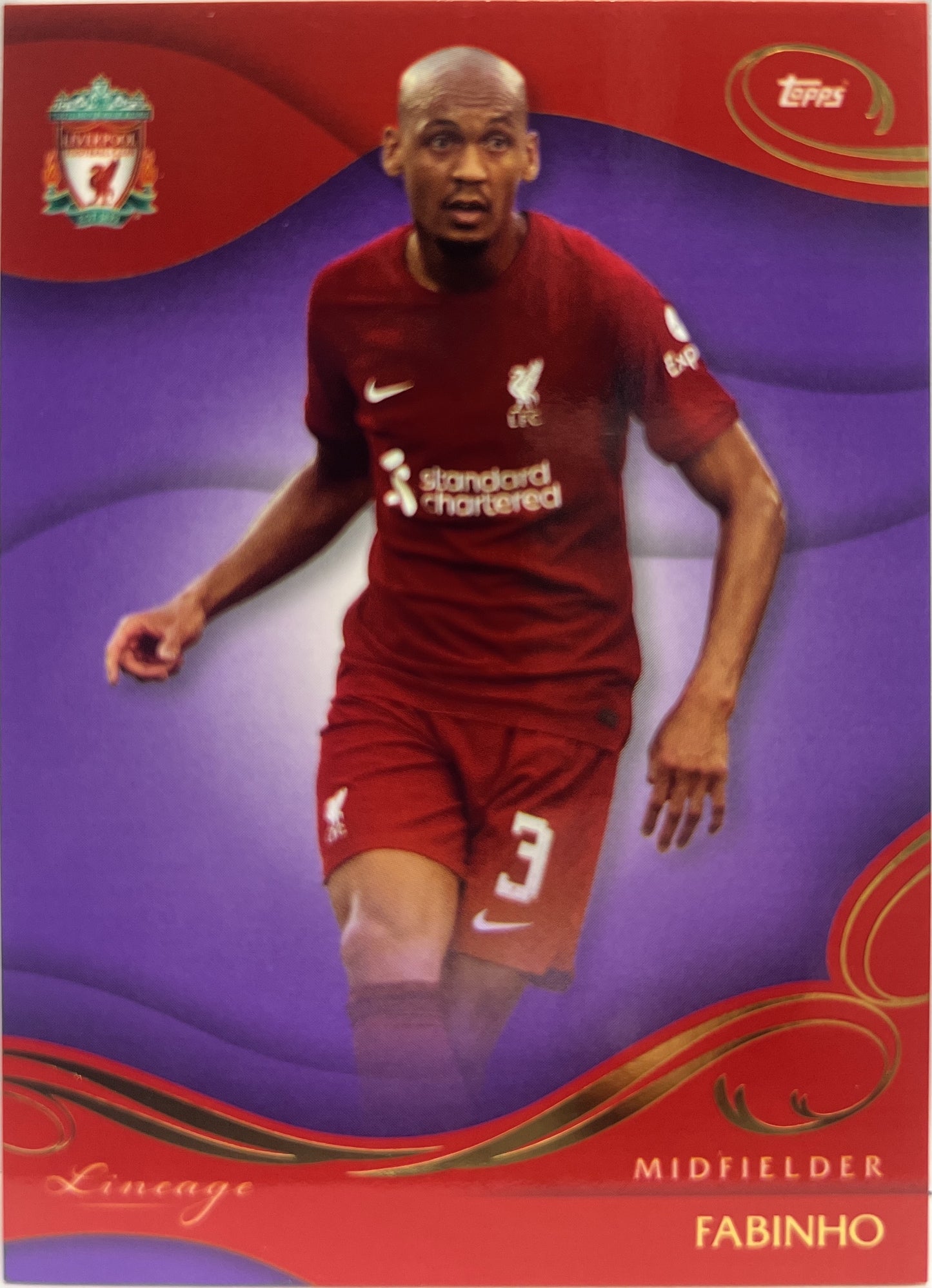 Fabinho 15/15 Purple Topps Lineage Liverpool 2022/23