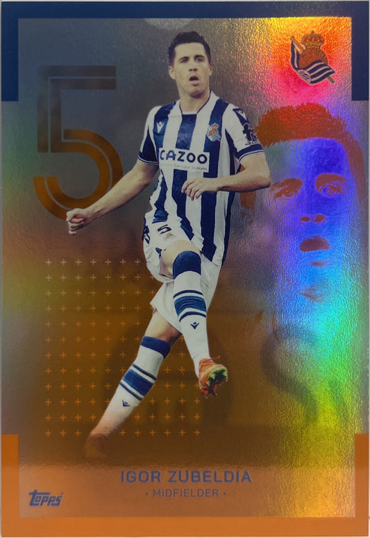 Igor Zubeldia 21/25 Orange Topps Team Set Real Sociedad 2022/23