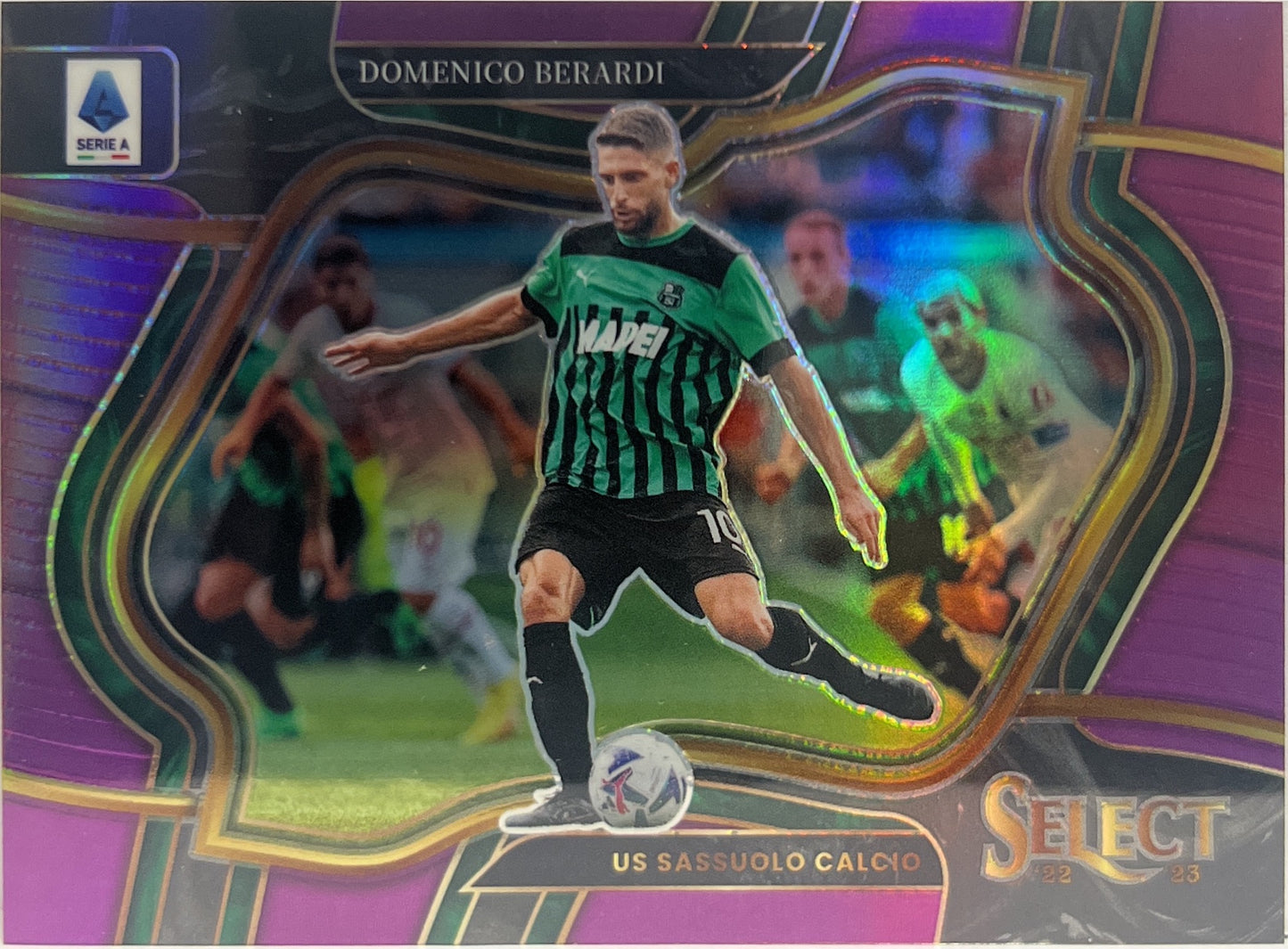 Domenico Berardi 39/49 Field Level Purple Select Serie A 2022/23