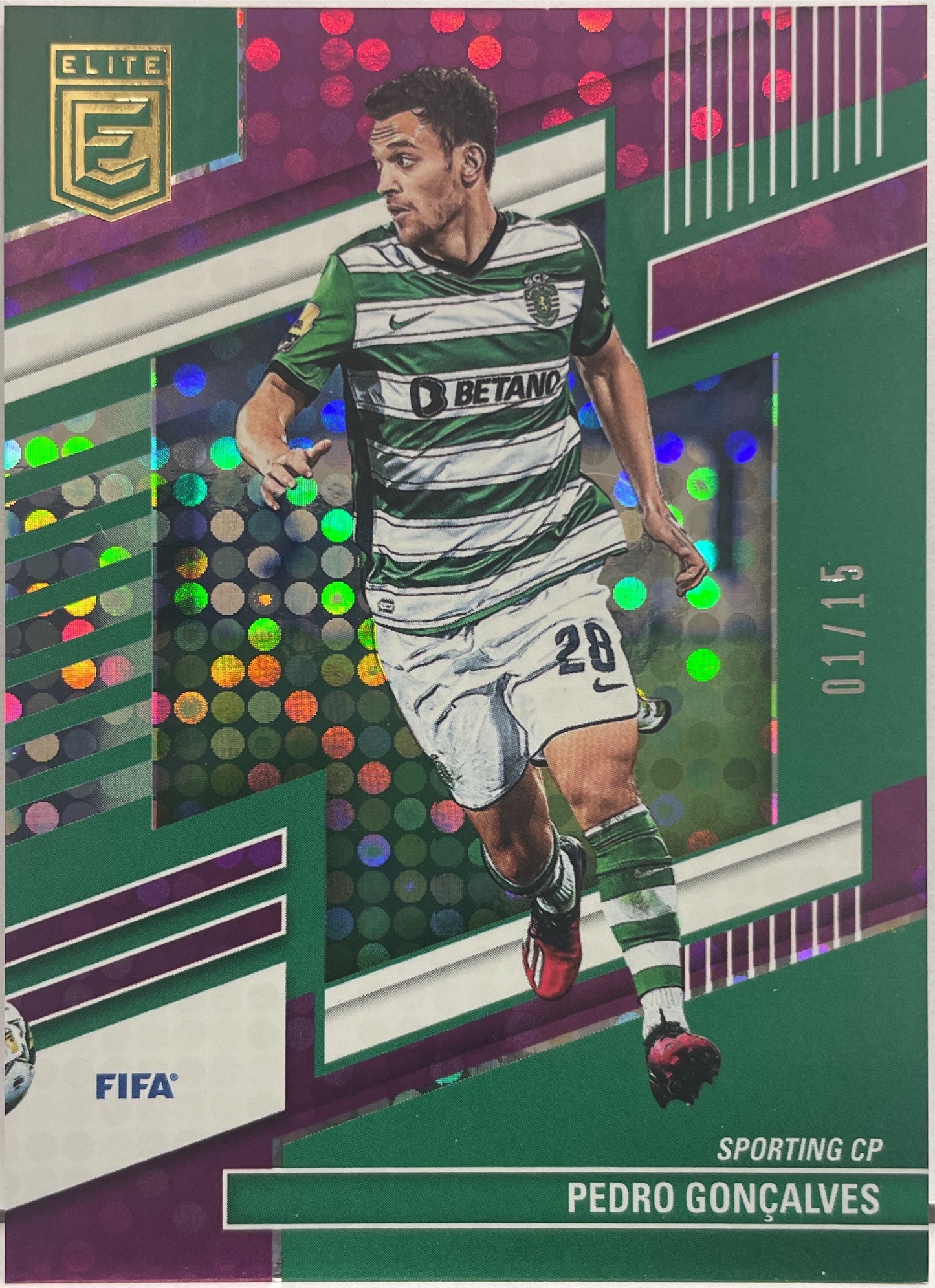 Pedro Goncalves 1/15 Purple Disco Donruss Elite Fifa 2022/23