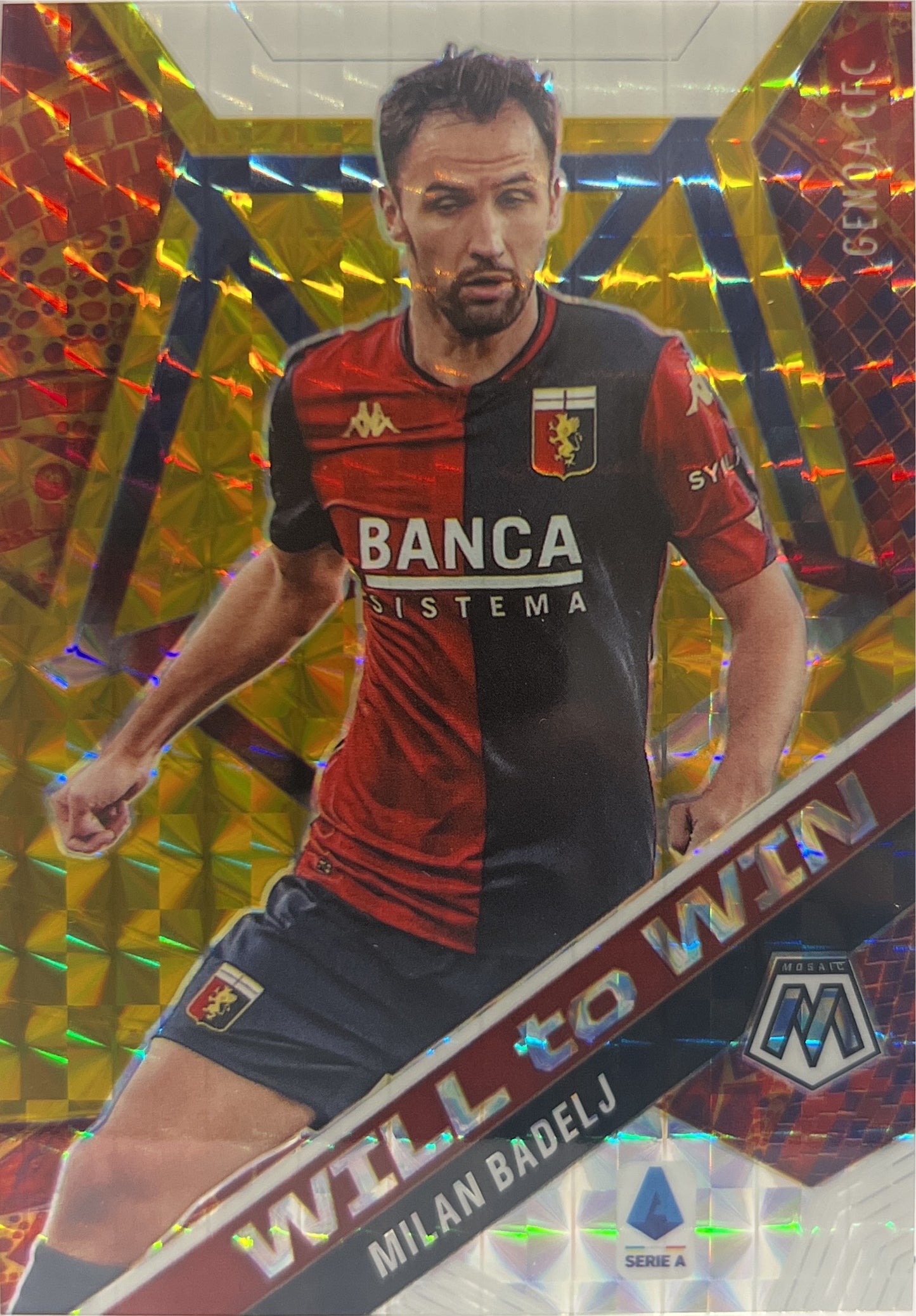 Milan Badelj 3/10 Will To Win Gold Mosaic Serie A 2020/21