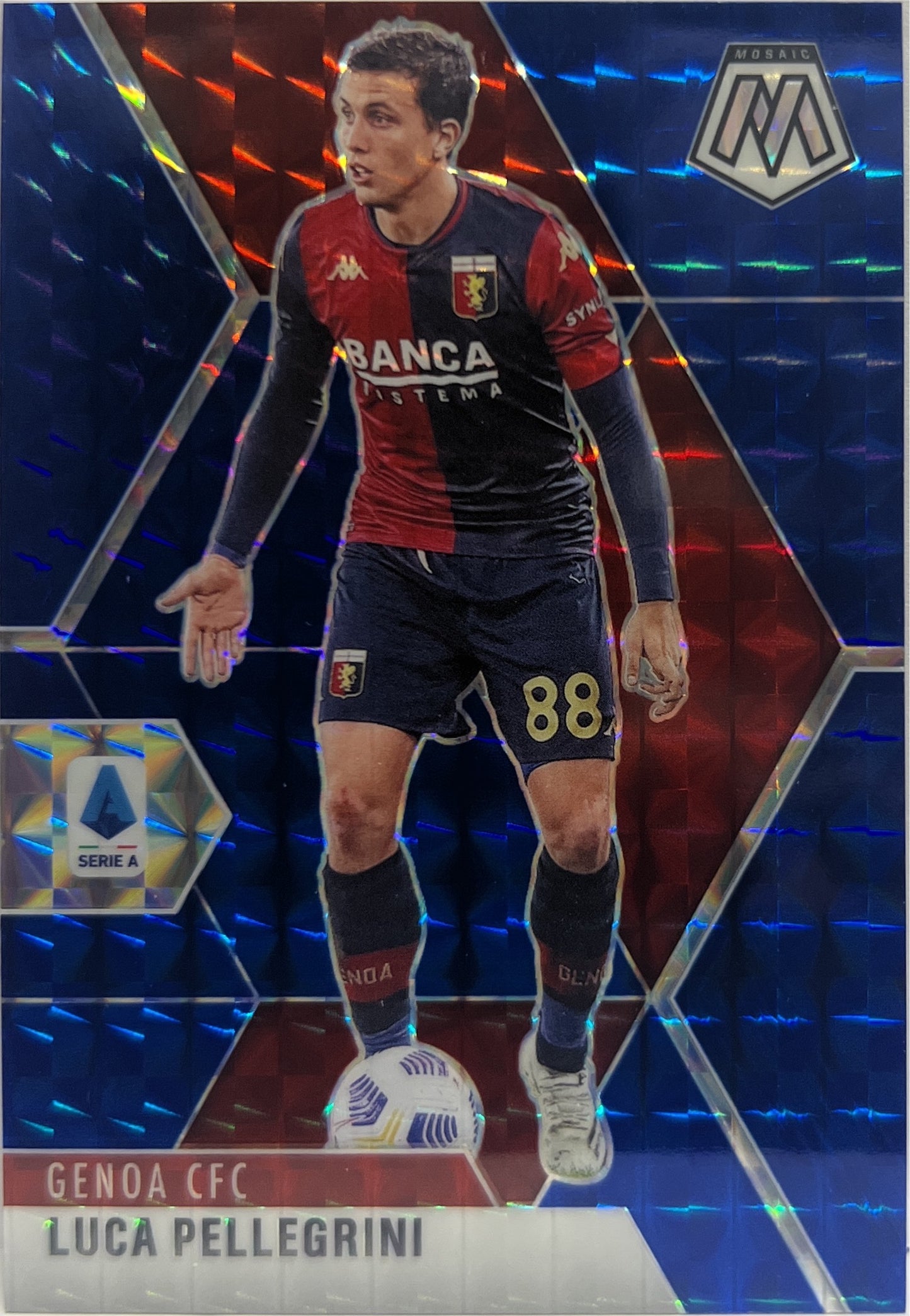 Luca Pellegrini 79/99 Blue Mosaic Serie A 2020/21