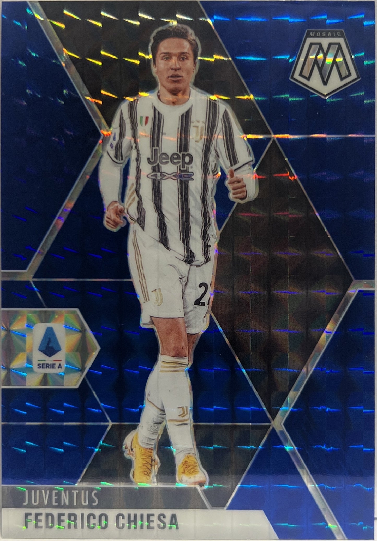 Federico Chiesa 35/99 Blue Mosaic Serie A 2020/21