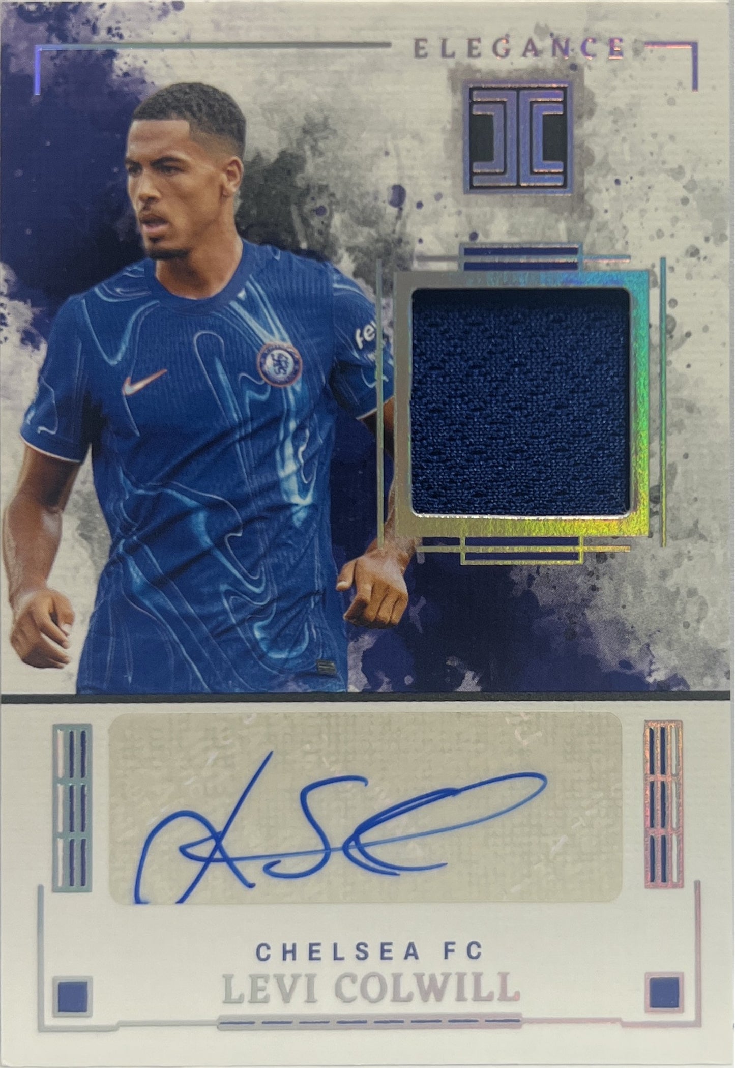 Levi Colwill 20/25 Patch Autograph Elegance Silver Impeccable Premier League 2024/25