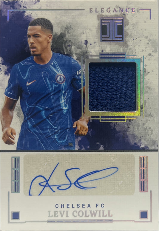 Levi Colwill 20/25 Patch Autograph Elegance Silver Impeccable Premier League 2024/25