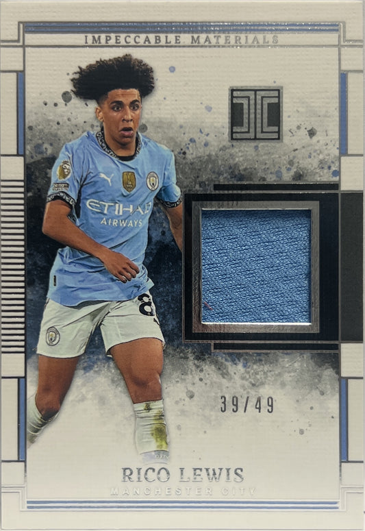 Rico Lewis 39/49 Patch Materials Impeccable Premier League 2024/25