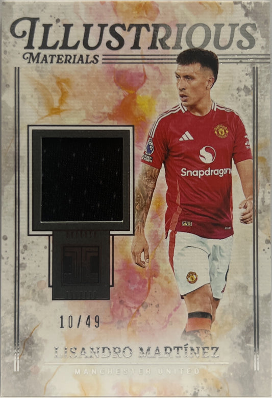 Lisandro Martinez 10/49 Patch Illustrious Materials Impeccable Premier League 2024/25
