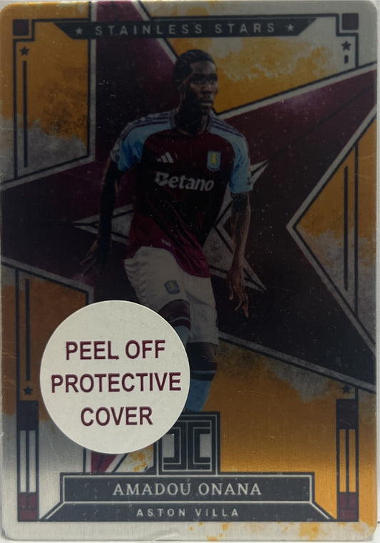 Amadou Onana 8/10 Stainless Stars Impeccable Premier League 2024/25