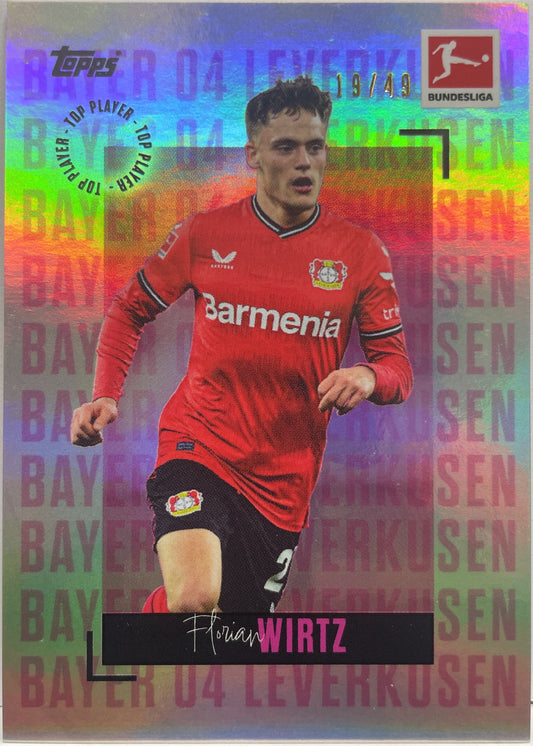 Florian Wirtz 19/49 Topps Bundesliga Stars Of The Season 2022/23