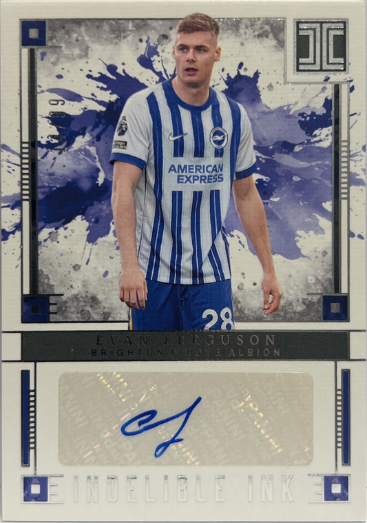 Evan Ferguson 14/99 Autograph Indelible Ink Impeccable Premier League 2024/25