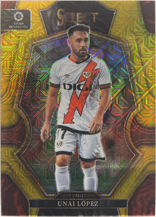 Unai Lopez 3/10 Mezzanine Gold Mojo Select La Liga 2022/23