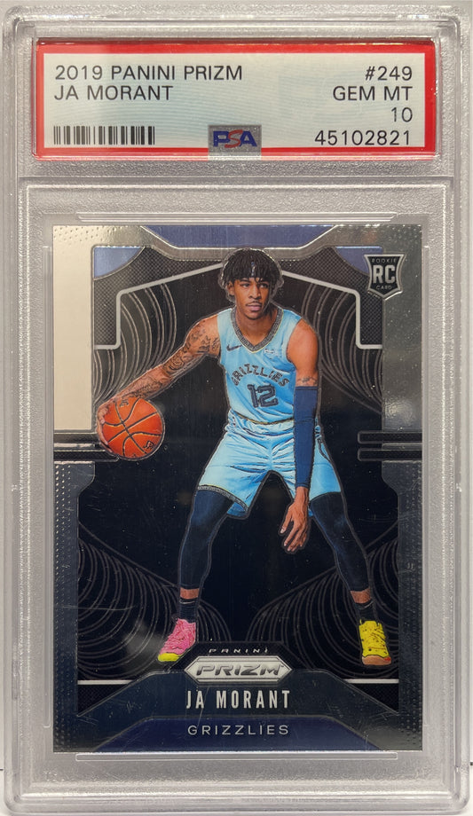 PSA 10 - Ja Morant Rookie Prizm - Panini Prizm Basketball NBA 2019/20