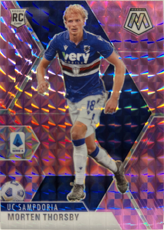 Morten Thorsby 24/49 Rookie Purple Mosaic Serie A 2020/21