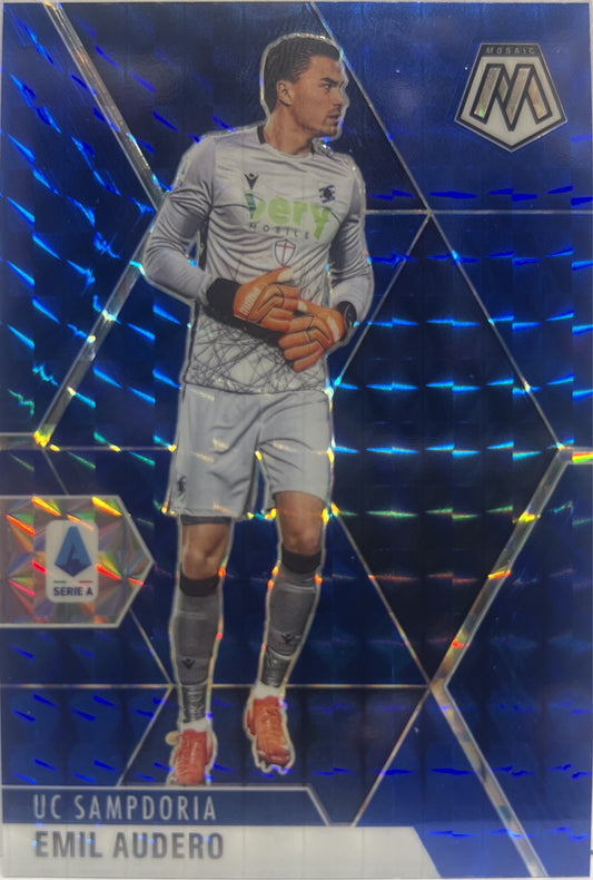 Emil Audero 47/99 Blue Mosaic Serie A 2020/21