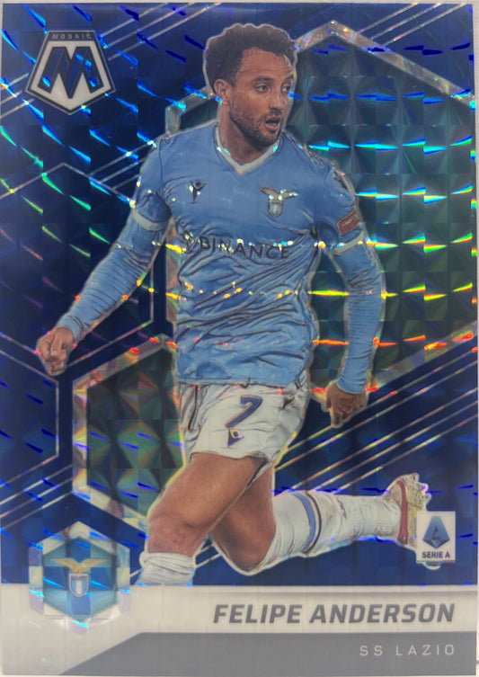 Felipe Anderson 94/99 Blue Mosaic Serie A 2020/21