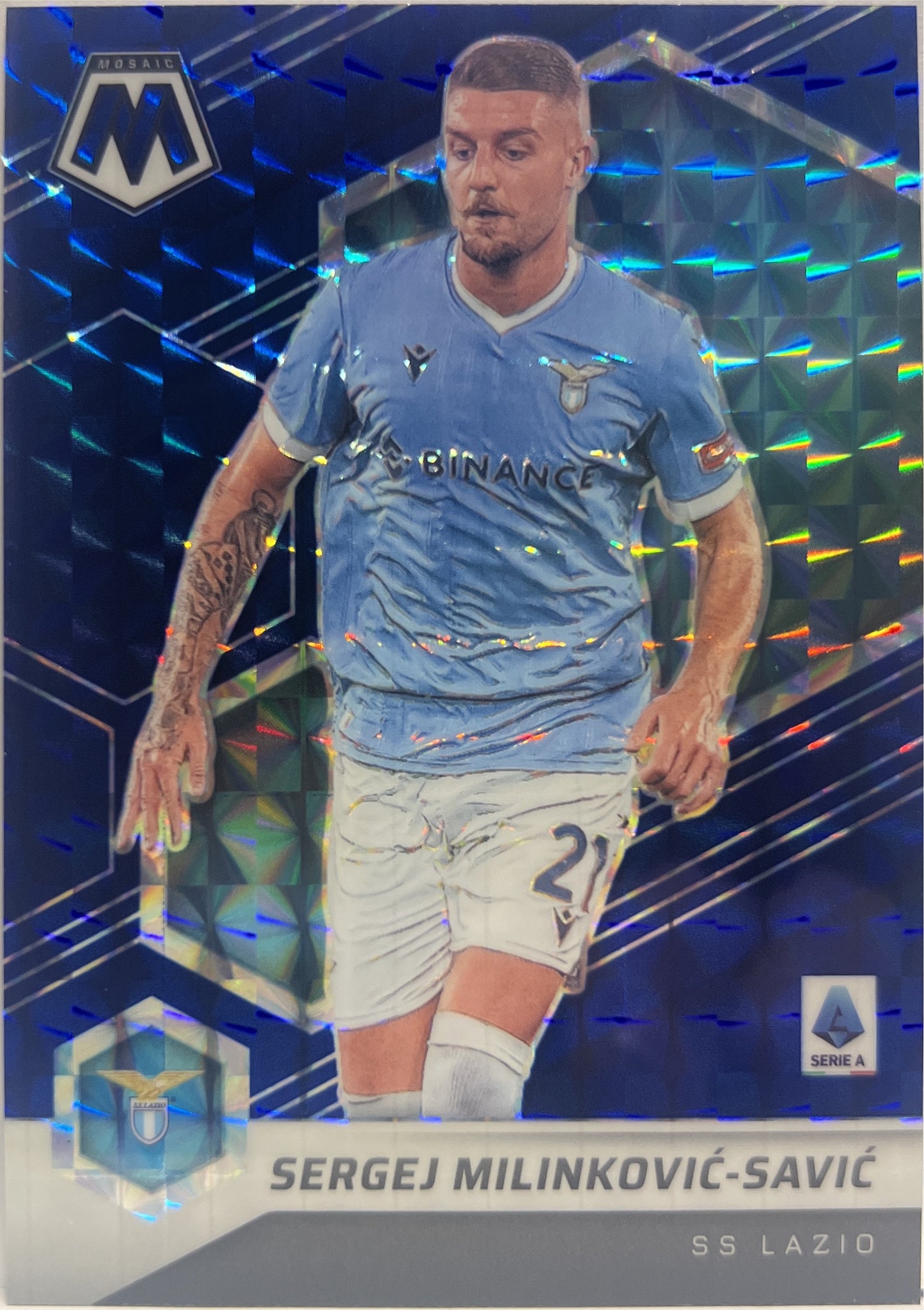 Sergej Milinkovic Savic 84/99 Blue Mosaic Serie A 2021/22