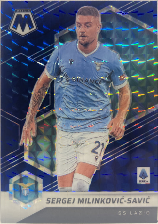 Sergej Milinkovic Savic 84/99 Blue Mosaic Serie A 2021/22