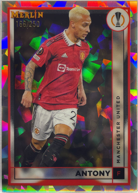 Antony 166/250 Atomic Topps Chrome Merlin 2022/23