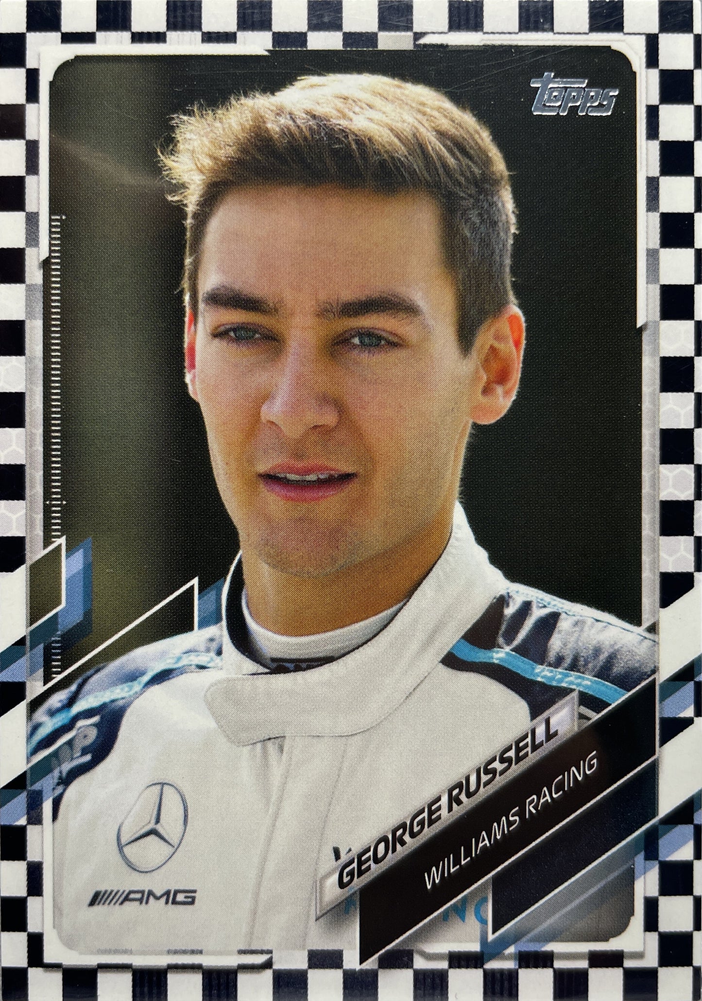 George Russell Checkered Topps F1 2021