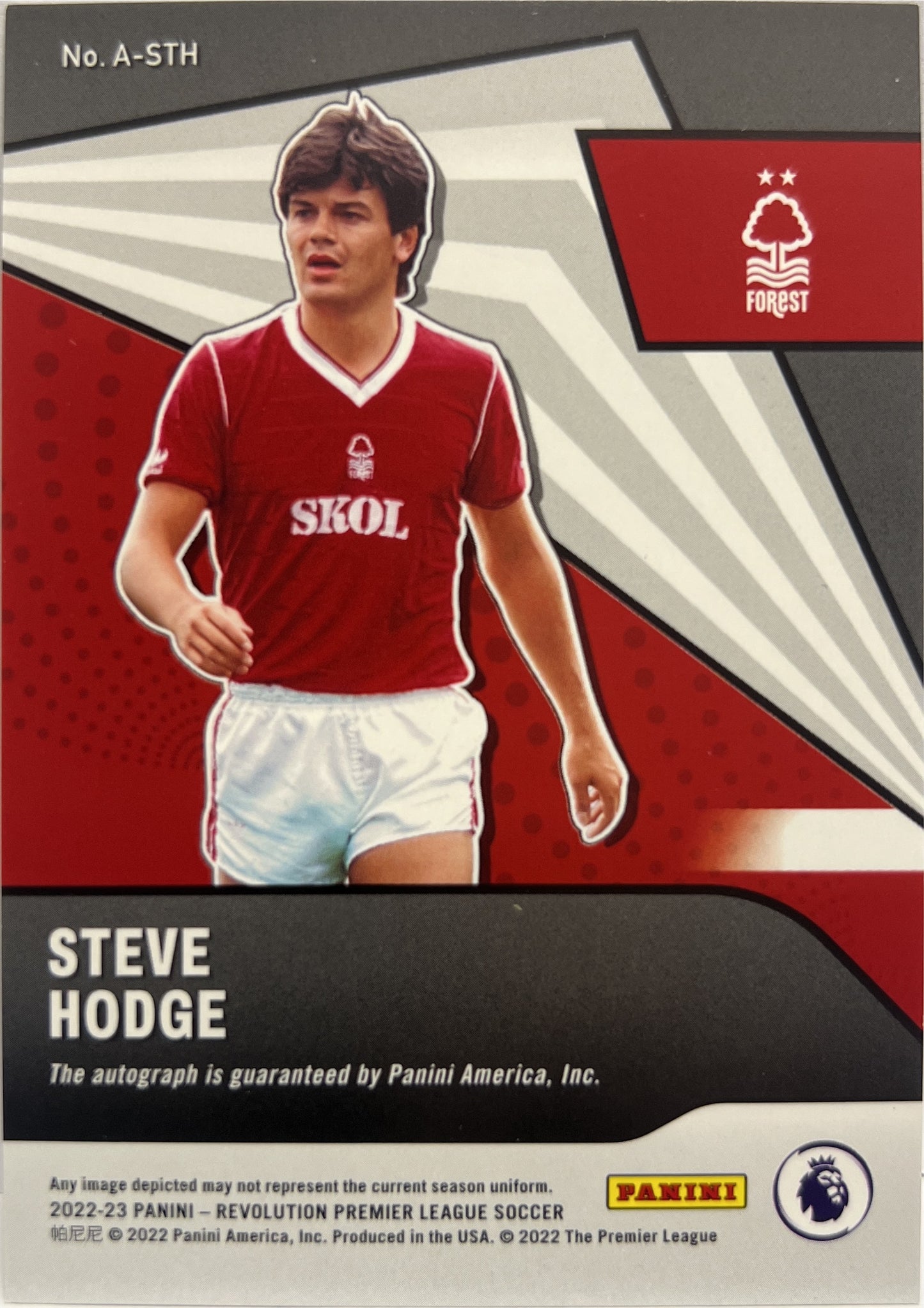 Steve Hodge Autograph Revolution Premier League 2022/23