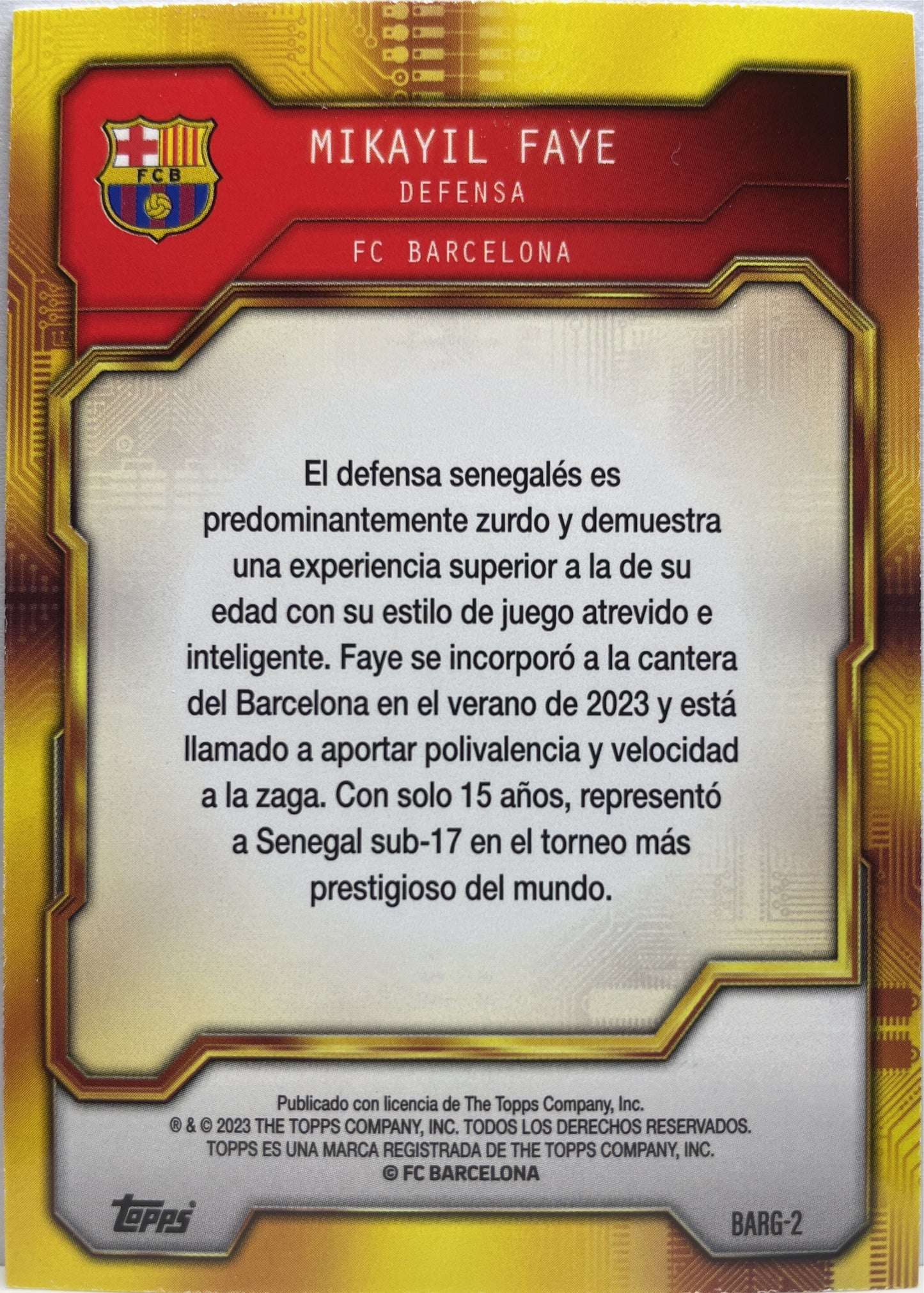 Mancolista-Electric-Topps Barcellona Fan Set 2023/24