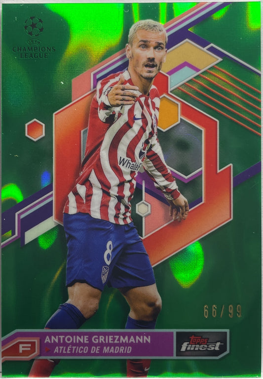 Antoine Griezmann 66/99 Green Topps Finest UCC 2022/23