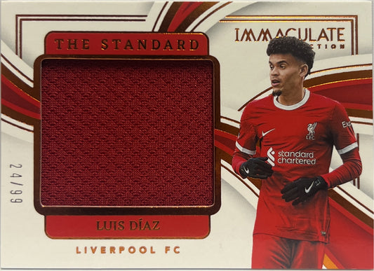 Luis Diaz 24/99 Patch The Standard Immaculate Collection 2023/24