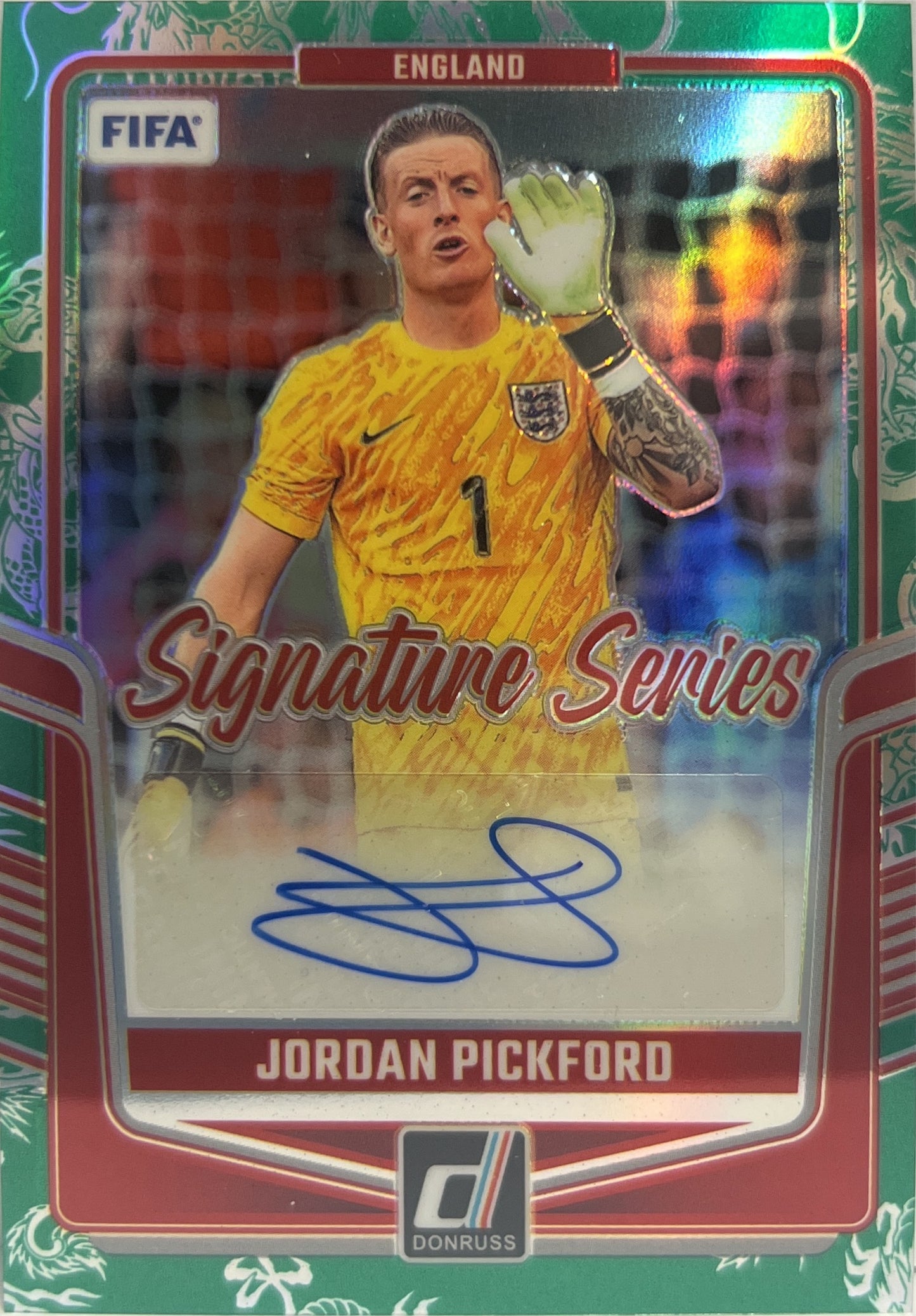 Jordan Pickford Autograph Signature Series Donruss Fifa 2024/25