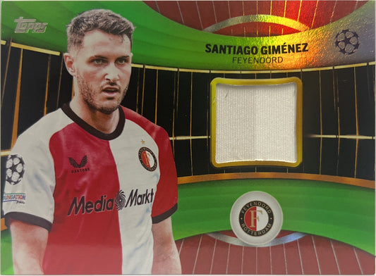 Santiago Gimenez 187/199 Patch Topps UCC 2024/25