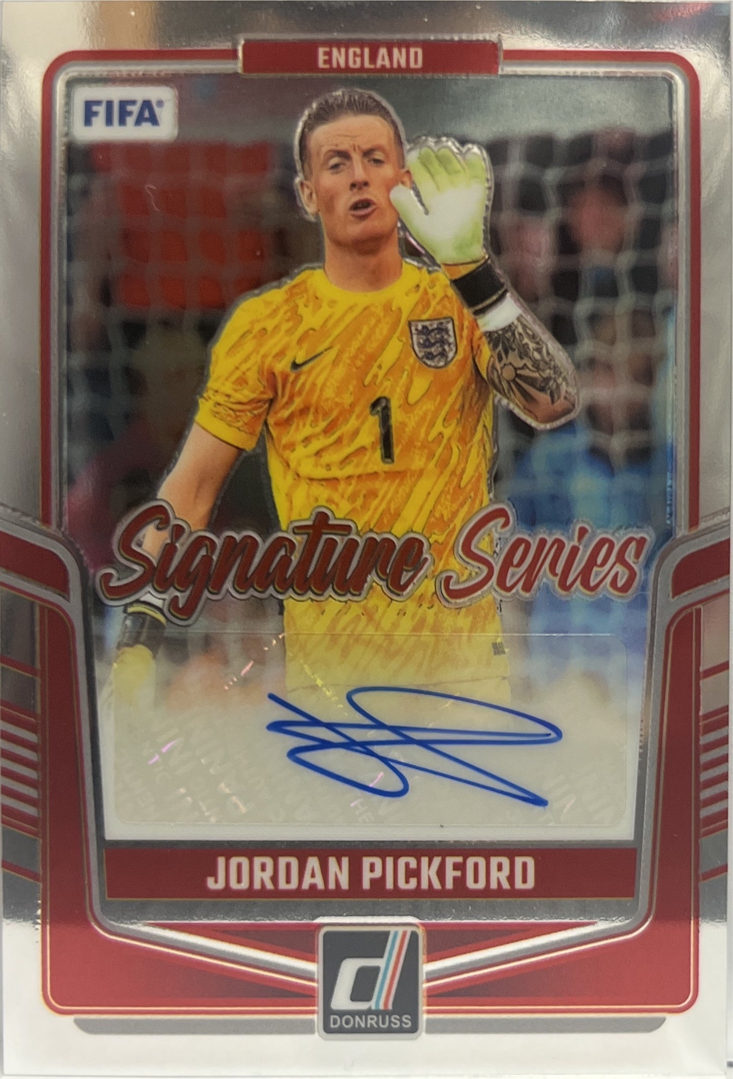 Jordan Pickford Autograph Signature Series Donruss Fifa 2024/25