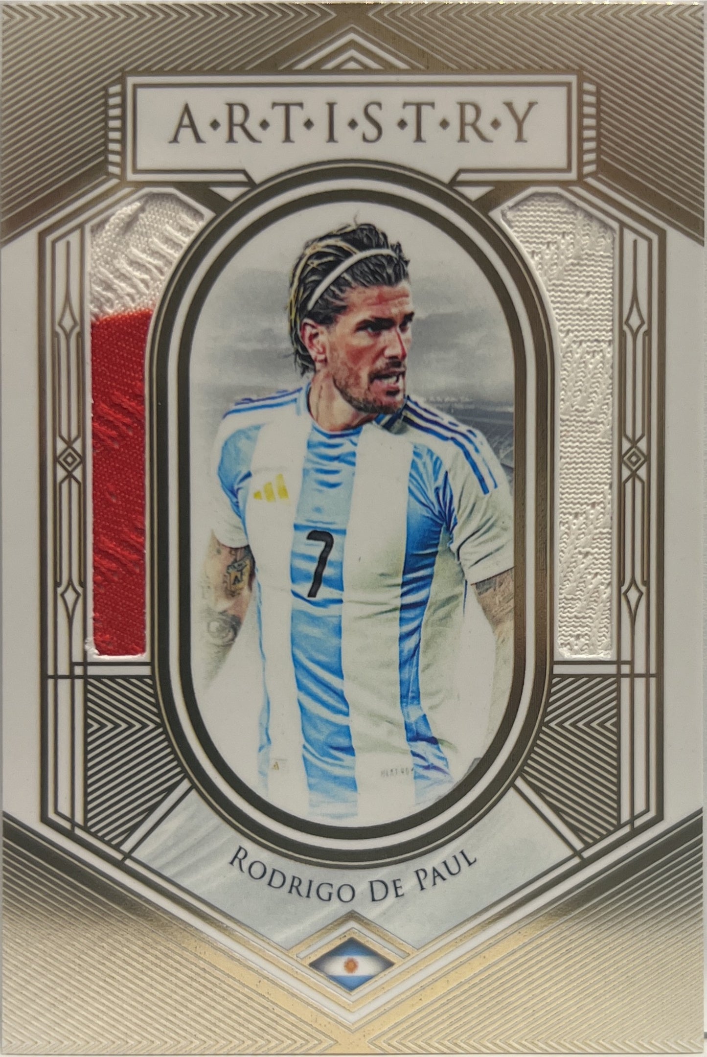 Rodrigo De Paul 8/20 Patch Artistry Futera Unique 2024