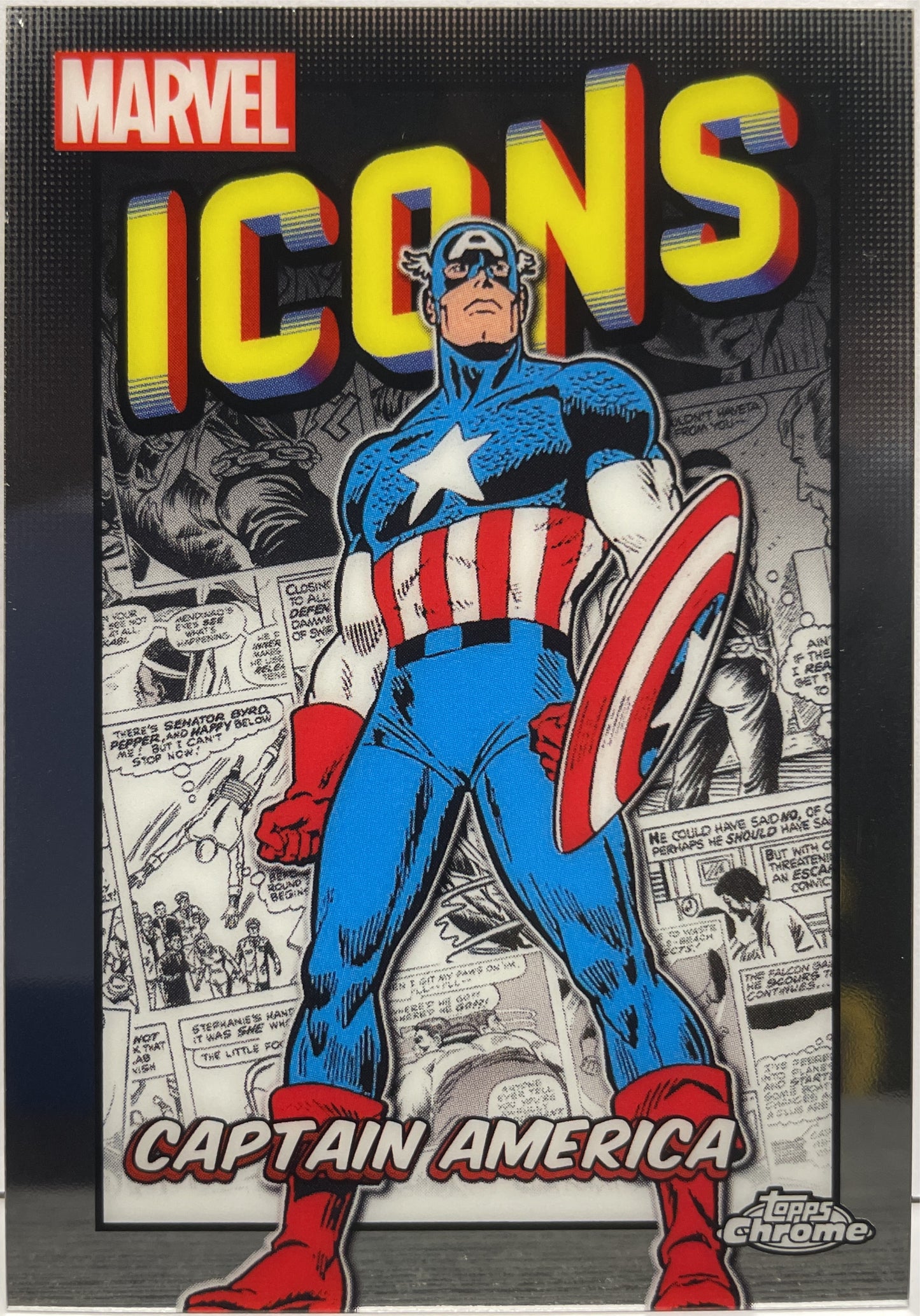 Captain America Marvel Icons Topps Chrome Marvel 2024