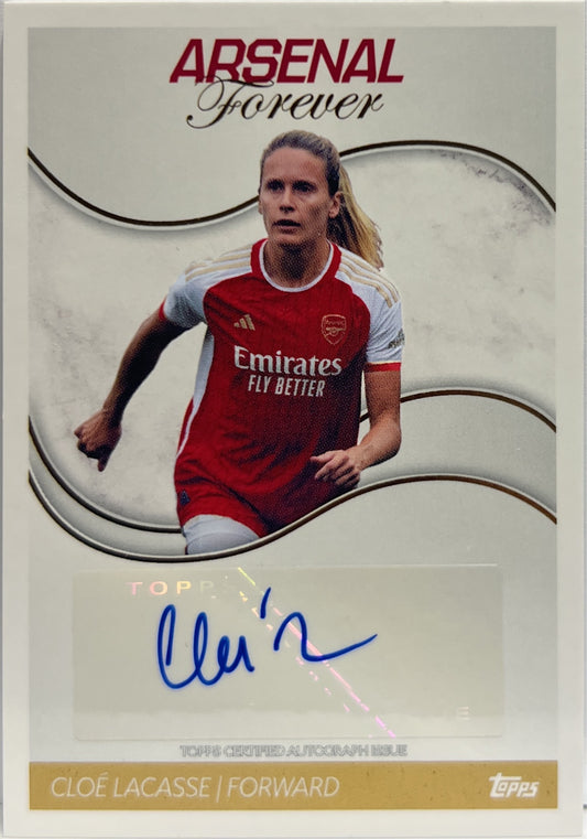 Cloe Lacasse Autograph Topps Arsenal Forever 2023/24