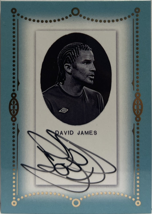 David James 7/13 Autograph On Card Futera Vintage Multi Sport 2024