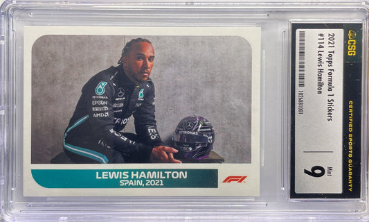 CSG 9 - Lewis Hamilton #114 - Topps F1 Stickers 2021