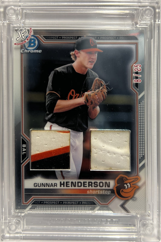 Gunnar Henderson 8/25 Patch Bowman Jersey Fusion 2024/25