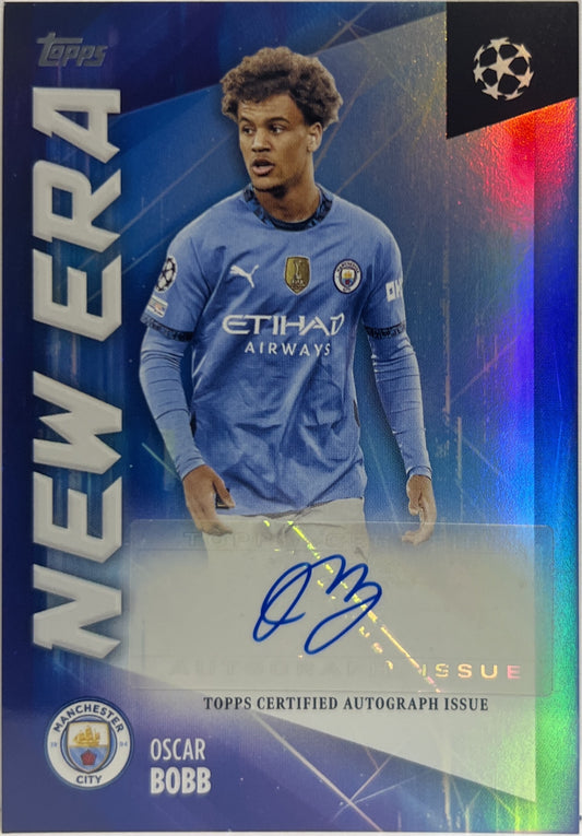 Oscar Bobb Autograph New Era Topps UCC 2024/25