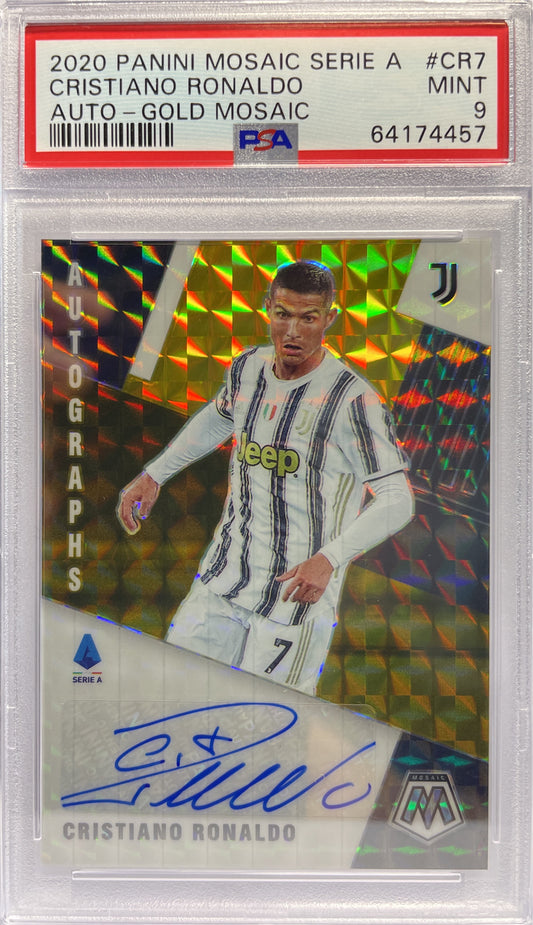 Cristiano Ronaldo 10/10 Autograph Mosaic Serie A 2020/21