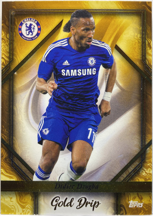 Mancolista-Gold Drip-Topps Chelsea Team Set 2023/24