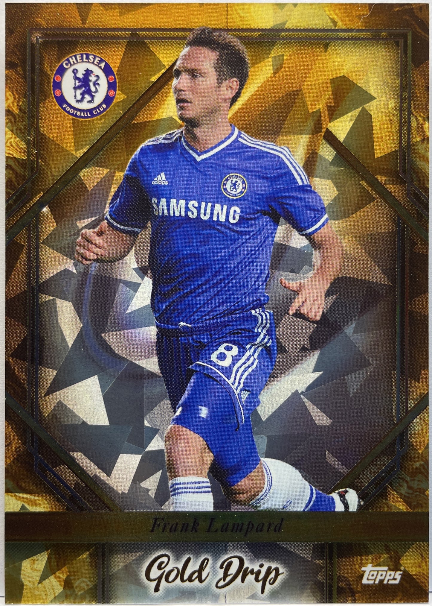 Mancolista-Gold Drip-Topps Chelsea Team Set 2023/24