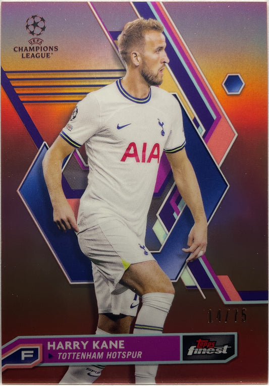 Harry Kane 14/75 Rose Gold Topps Finest UCC 2022/23