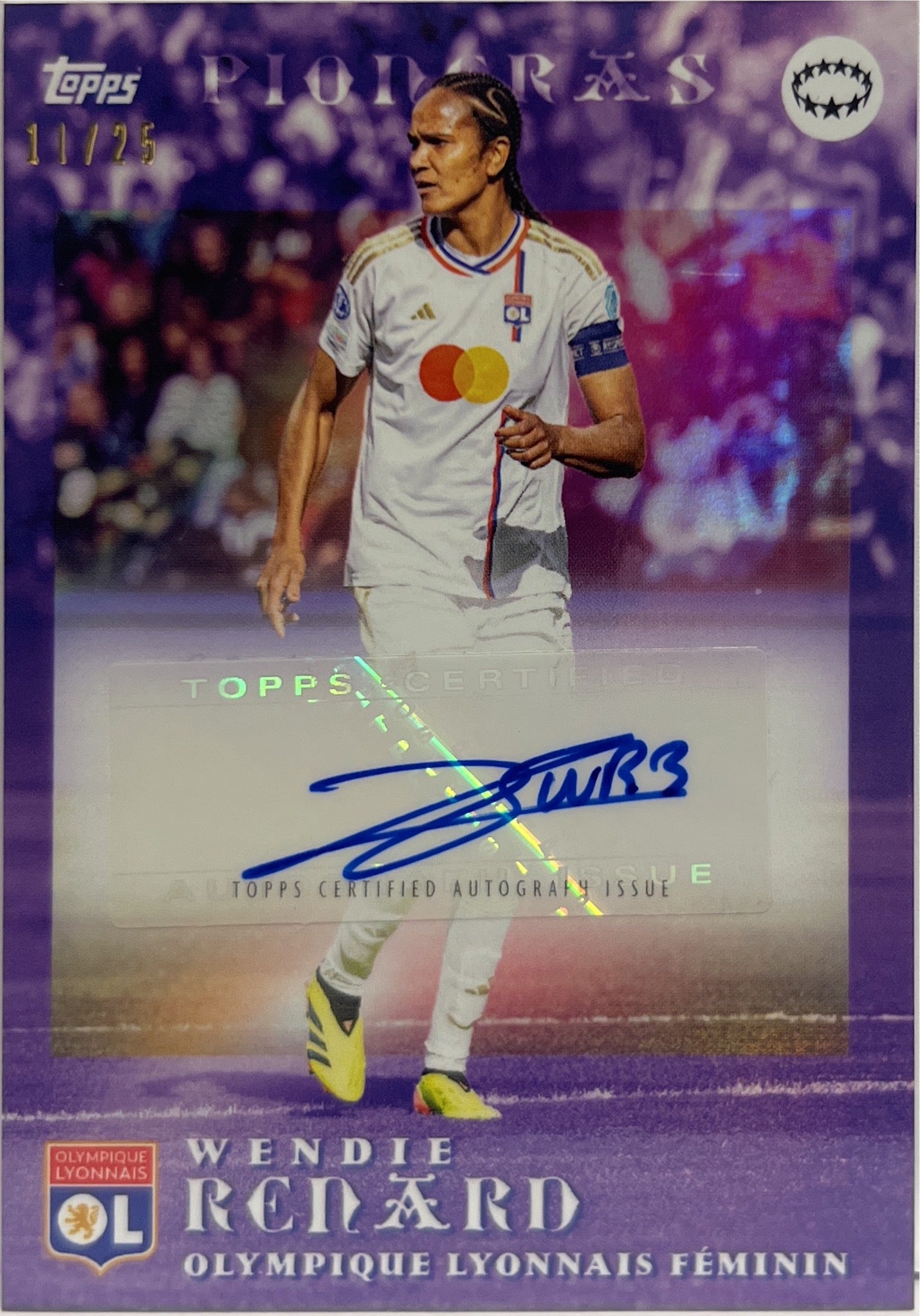 Wendie Renard 11/25 Autograph Pioneras Topps Aitana Bonmati Curated Set 2023/24