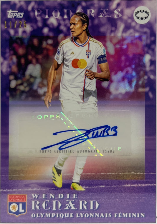 Wendie Renard 11/25 Autograph Pioneras Topps Aitana Bonmati Curated Set 2023/24