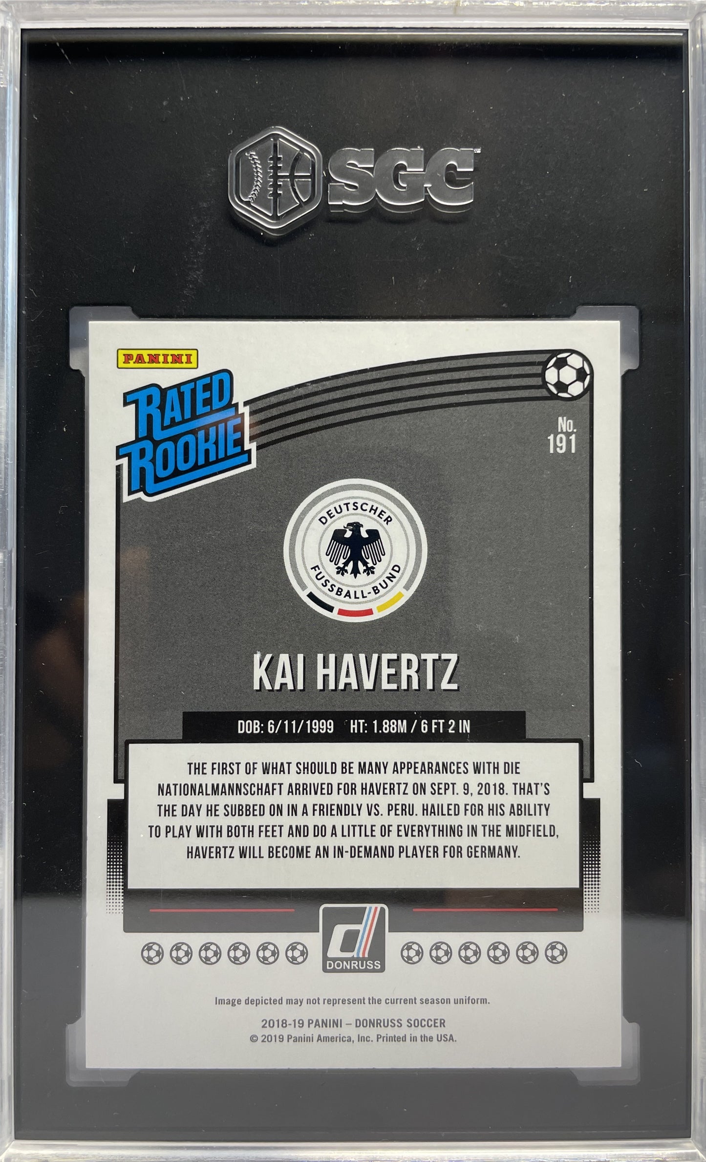 SGC 10 - Kai Havertz Rated Rookie - Donruss 2018/19