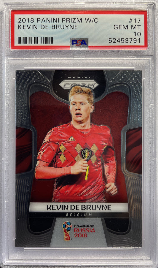 PSA 10 - Kevin De Bruyne - Prizm Fifa World Cup 2018