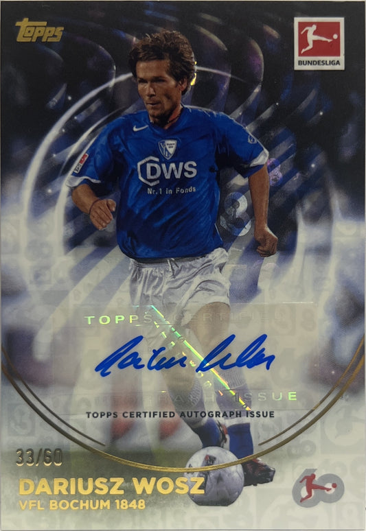 Dariusz Wosz 33/60 Autograph Topps 60 Years Celebration Bundesliga 2023/24