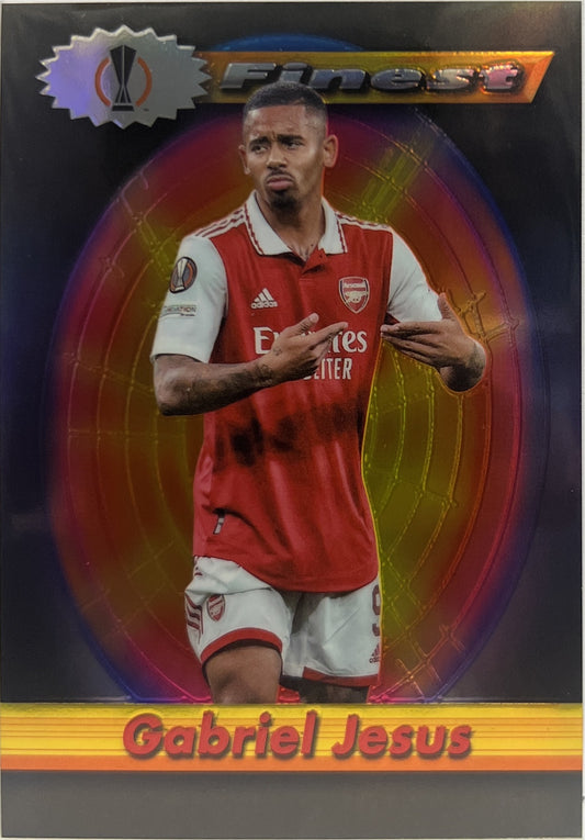 Gabriel Jesus 23/25 Topps Finest Flashback 2022/23