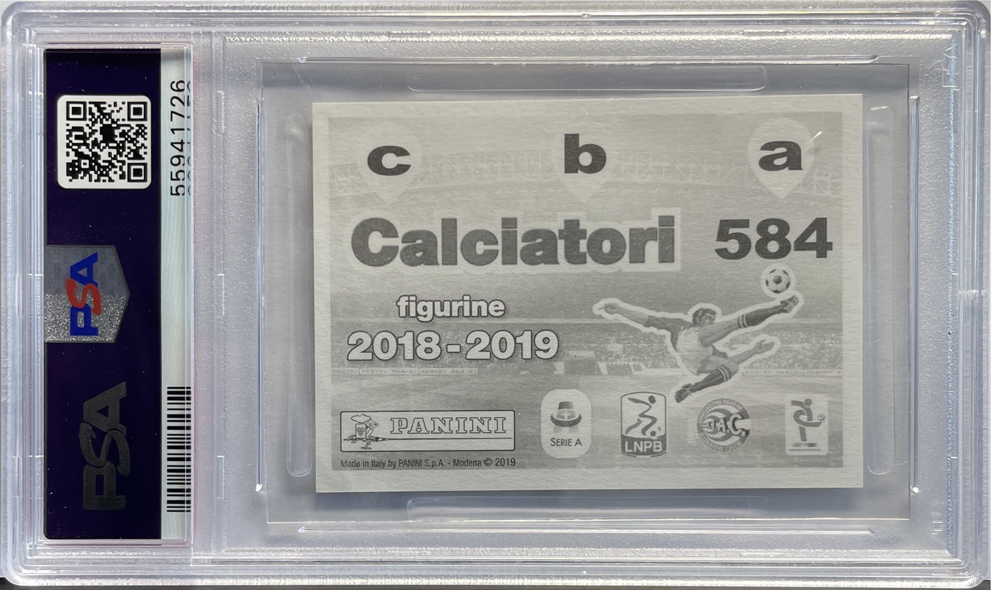 PSA 10 - Sandro Tonali Rookie - Calciatori Panini Sticker 2018/19